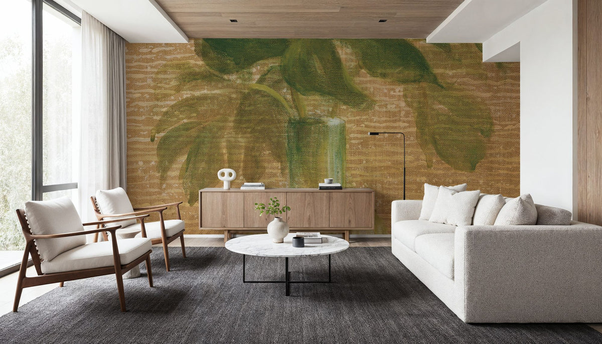 Tropical Leaves I Mural Wallpaper - room preview 02
