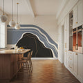Waterfall Abstract II Mural Wallpaper - room preview 02