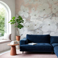 Bringing in Blossoms Blush Mural Wallpaper - room preview 02