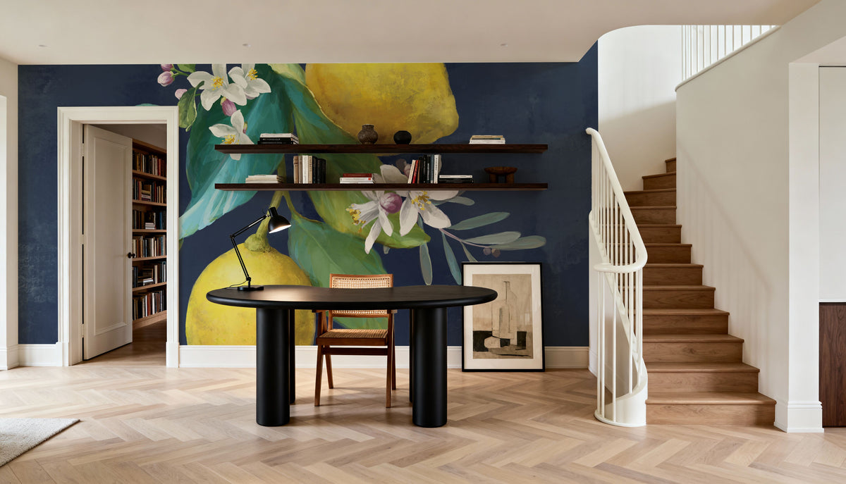 Lemon Branches II Mural Wallpaper - room preview 02