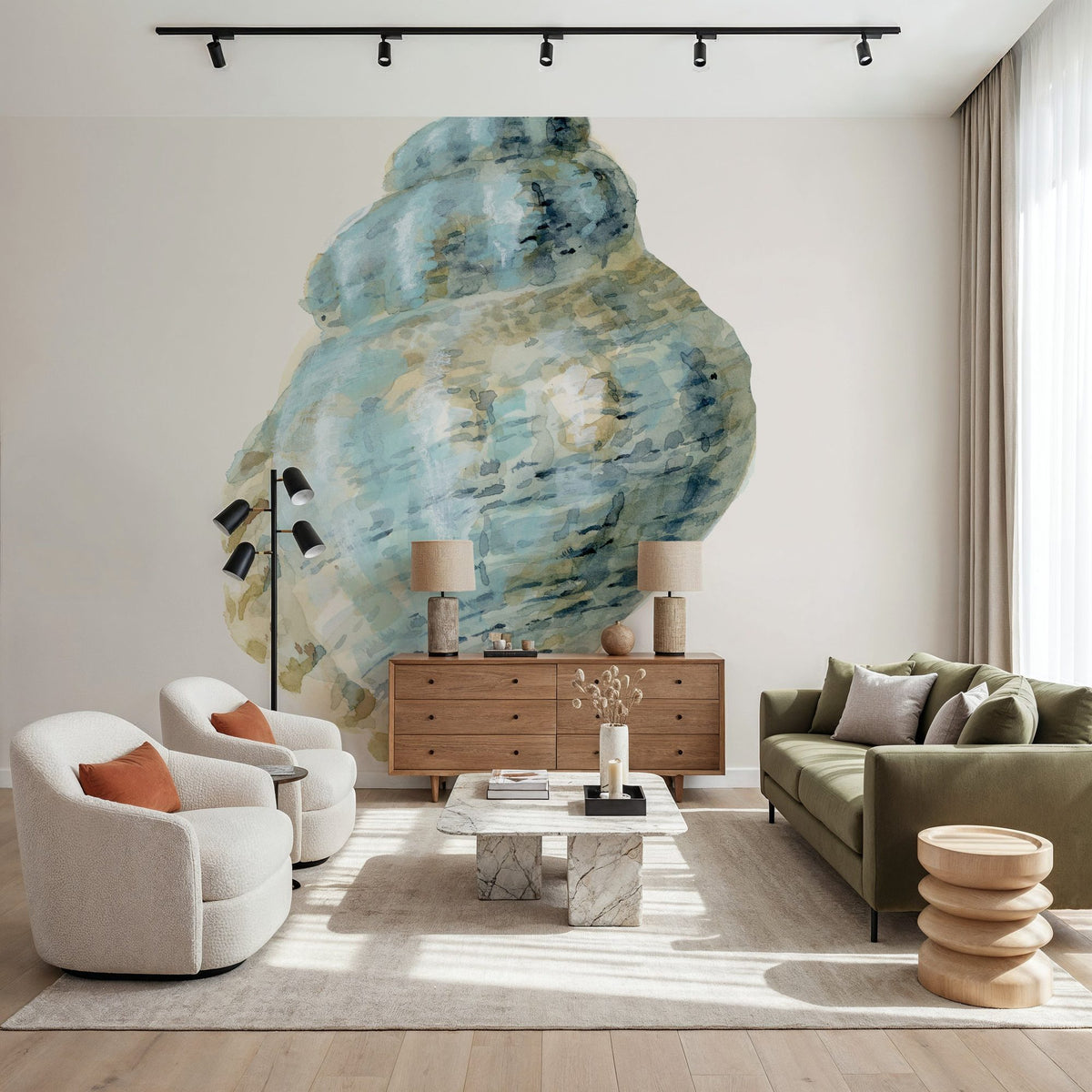 Coastal Bliss IV Mural Wallpaper - room preview 02