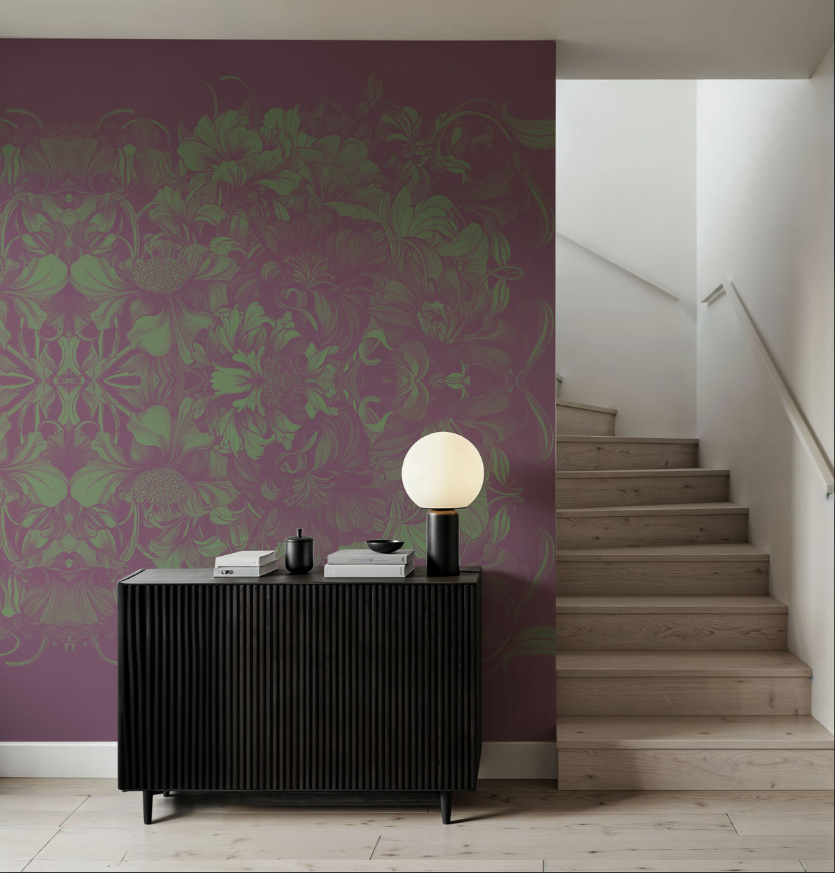 Scandi Flower Ceiling IV Mural Wallpaper - room preview 02