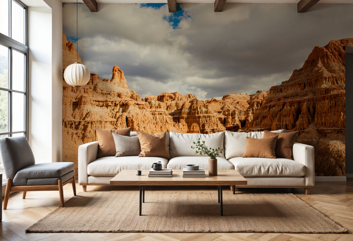 Cloudy Trails Mural Wallpaper - room preview 02