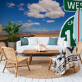 Desert Route 190 Mural Wallpaper - room preview 02