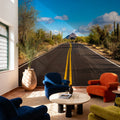 Desert Highway Mural Wallpaper - room preview 02