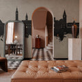 Varaždin Croatia Skyline Concrete Mural Wallpaper - room preview 02