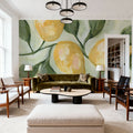 Lemons on a Branch Mural Wallpaper - room preview 02