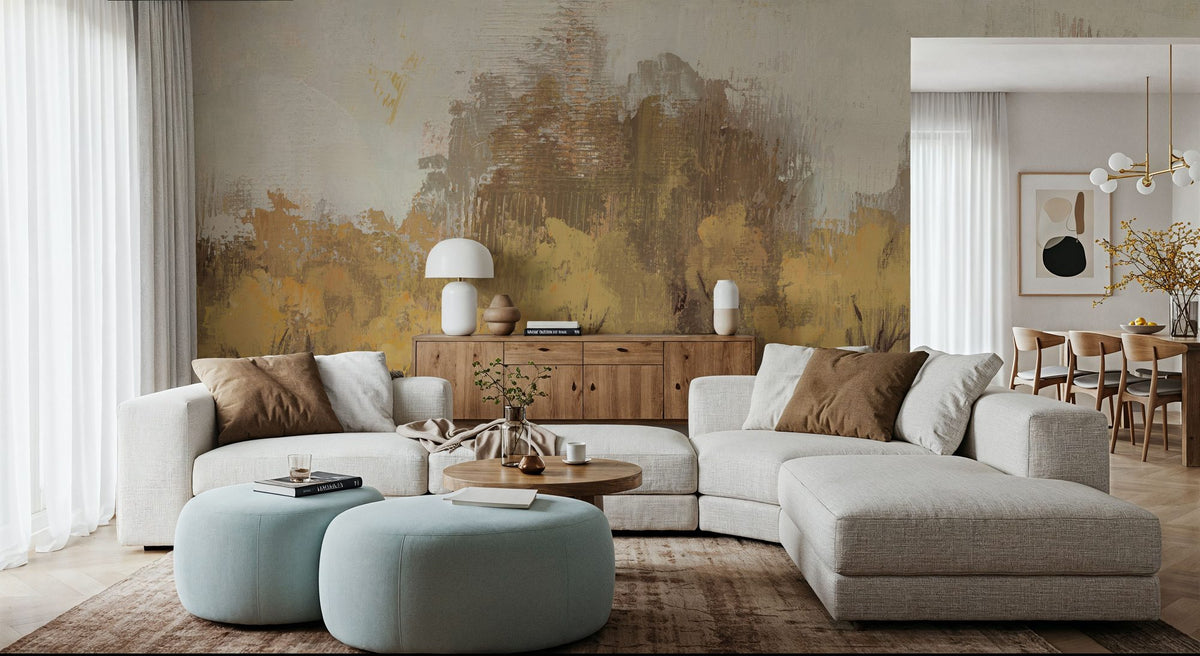 Bright Autumn Reflection Mural Wallpaper - room preview 02