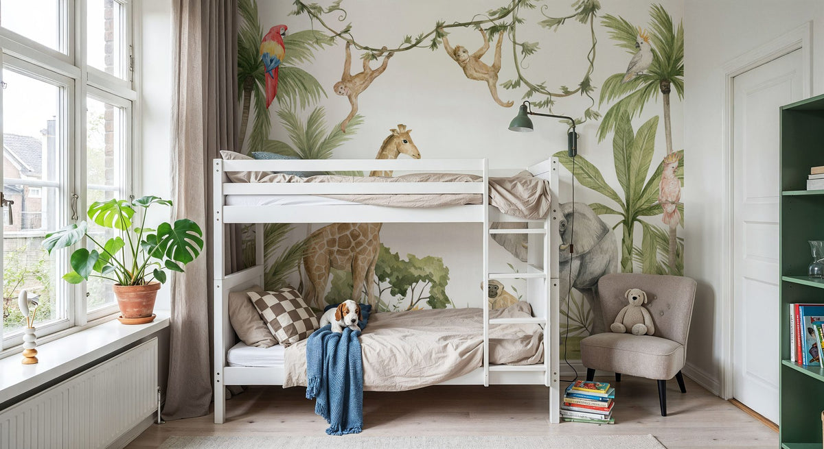 Mighty Jungle Mural Wallpaper - room preview 02