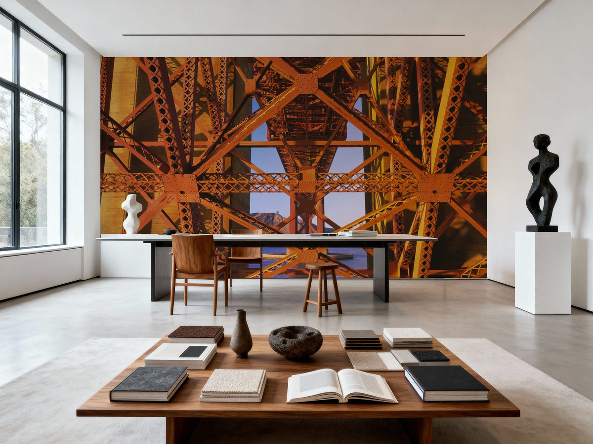 Sunset Truss Mural Wallpaper - room preview 02