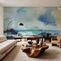 Coastal Blues I Mural Wallpaper - room preview 02