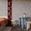 Lavender Field Mural Wallpaper - room preview 02