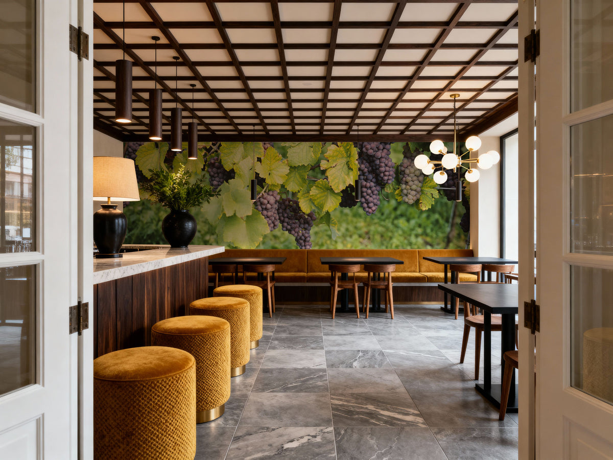 Vineyard Harvest Mural Wallpaper - room preview 02