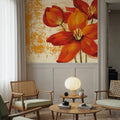 Jewel Flower VIII Mural Wallpaper - room preview 02