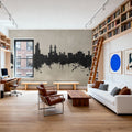 Wintherthur Switzerland Skyline Concrete Mural Wallpaper - room preview 02