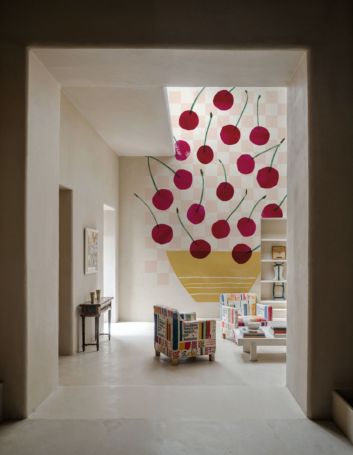 Falling Fruit I Mural Wallpaper - room preview 02