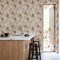 Rose and Birch Mural Wallpaper - room preview 02