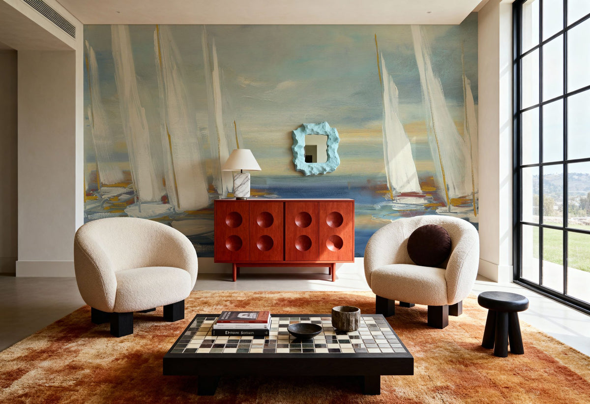 Regatta Sunset Mural Wallpaper - room preview 02
