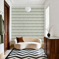 Green Stripes Mural Wallpaper - room preview 02