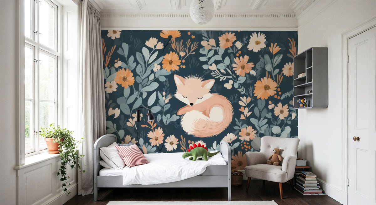Fox Relax Mural Wallpaper - room preview 02