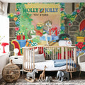Main Street Christmas IV Mural Wallpaper - room preview 02