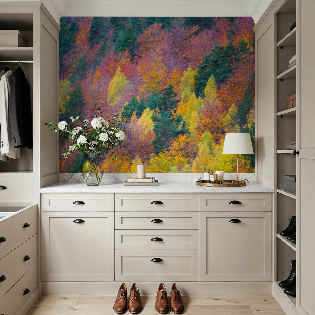 Foliage Fresh Mural Wallpaper - room preview 02