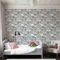 Sky Is the Limit Gray Mural Wallpaper - room preview 02