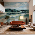 Clouds Incoming Mural Wallpaper - room preview 02