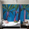 Palm Trees Mural Wallpaper - room preview 02
