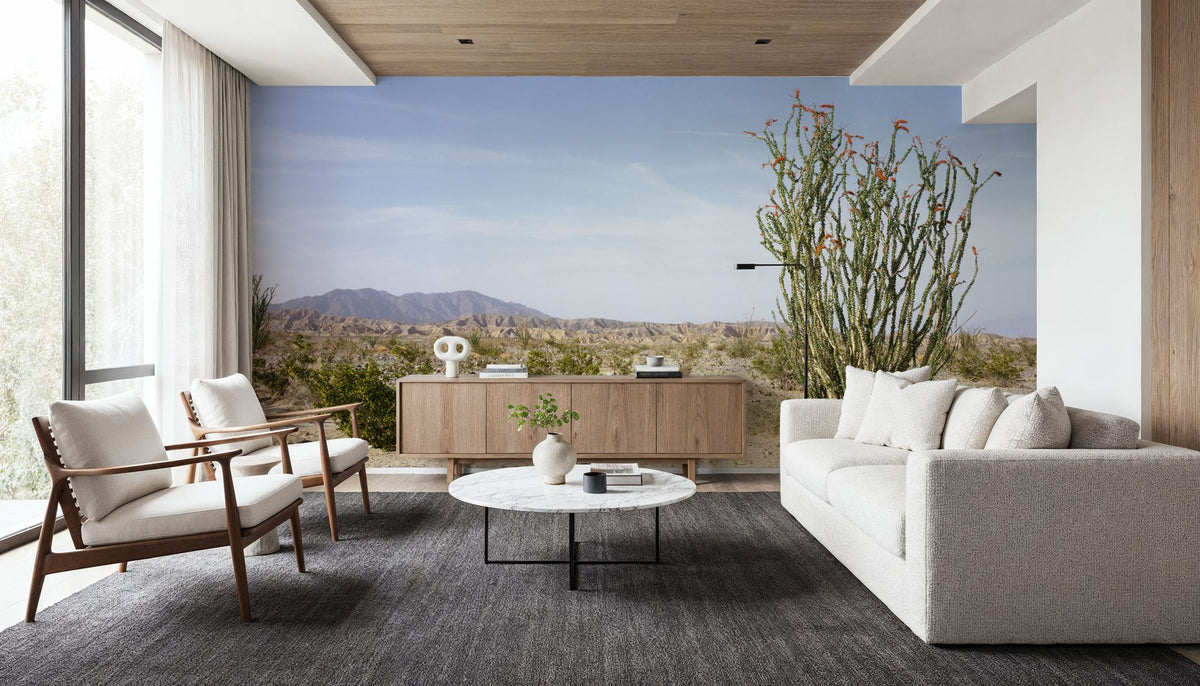 Desert Ocotillo Mural Wallpaper - room preview 02