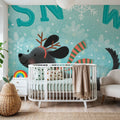 Festive Paws II Mural Wallpaper - room preview 02