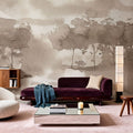 Sepia Trees Mural Wallpaper - room preview 02