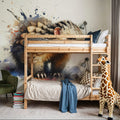 Whispers of the Forest a Pangolin's Path Mural Wallpaper - room preview 02