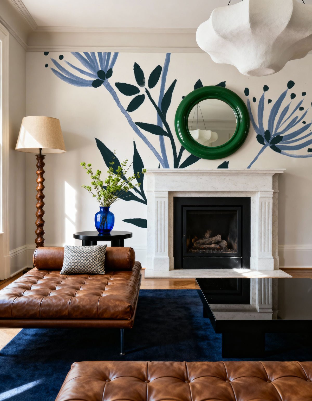 French Country Botanicals II Mural Wallpaper - room preview 02