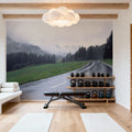 Misty Mountain Passage Mural Wallpaper - room preview 02