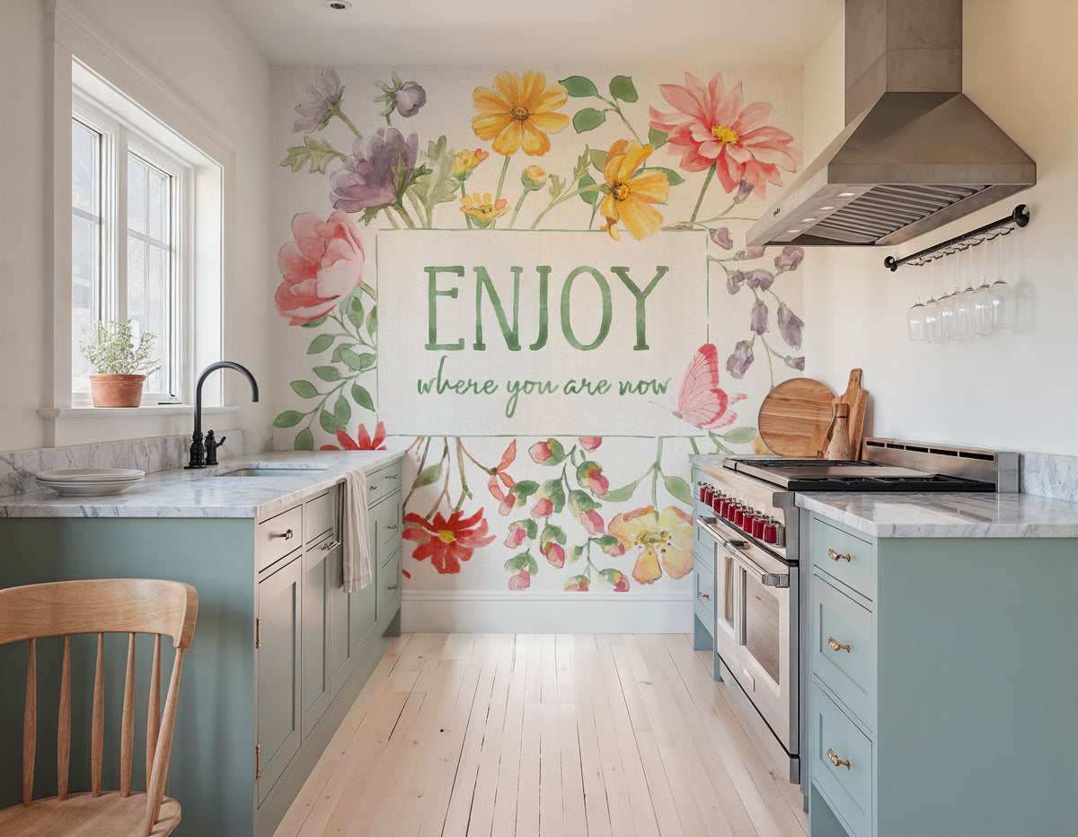 Soft Meadow XII Mural Wallpaper - room preview 02