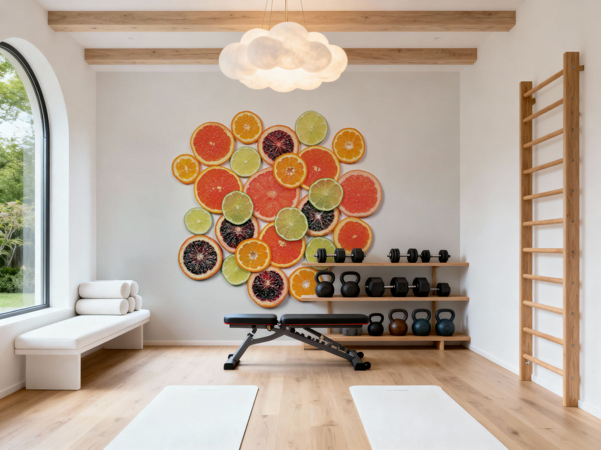 Sunny Citrus III Mural Wallpaper - room preview 02