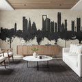 Riyadh Saudi Arabia Skyline Concrete Mural Wallpaper - room preview 02