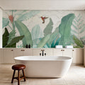 Hummingbird Unfinished Mural Wallpaper - room preview 02