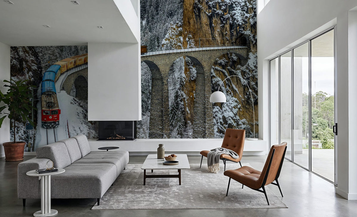 Transalpine Mural Wallpaper - room preview 02