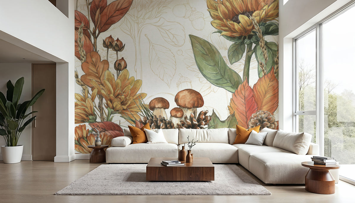Harvest Home III Mural Wallpaper - room preview 02