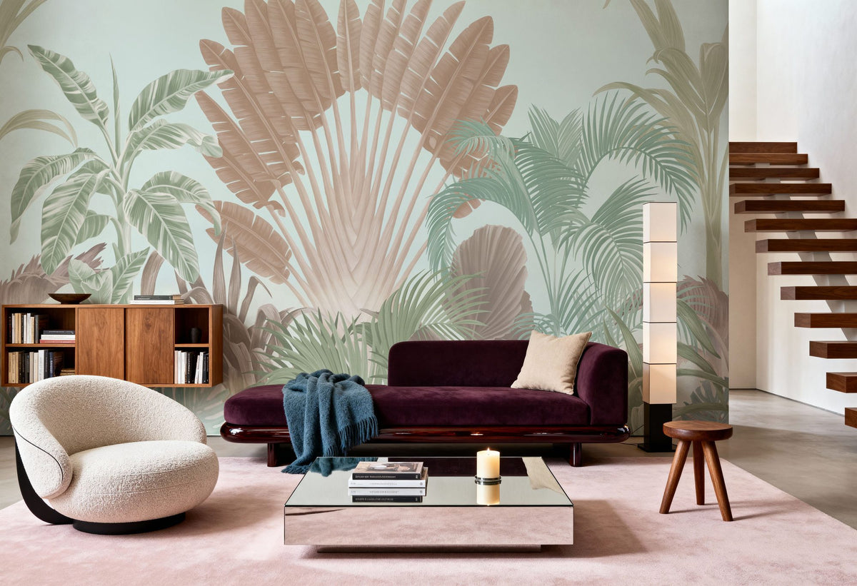Tropical Crown, Sky Mural Wallpaper - room preview 02