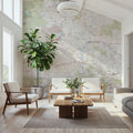Wyoming Detailed Map Mural Wallpaper - room preview 02