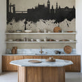 Sevilla Skyline Concrete Mural Wallpaper - room preview 02