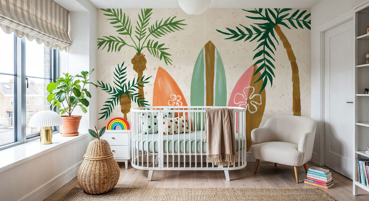 Beach Day IV Mural Wallpaper - room preview 02