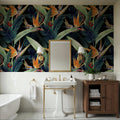 Tropical Blooms Mural Wallpaper - room preview 02
