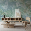 Secret Leaves Mural Wallpaper - Neutral Tone - room preview 02