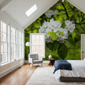 Dewy Star Blossoms Mural Wallpaper - room preview 02