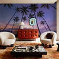 Sunset Palm Vista Mural Wallpaper - room preview 02