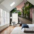 Streets of Montmartre Mural Wallpaper - room preview 02